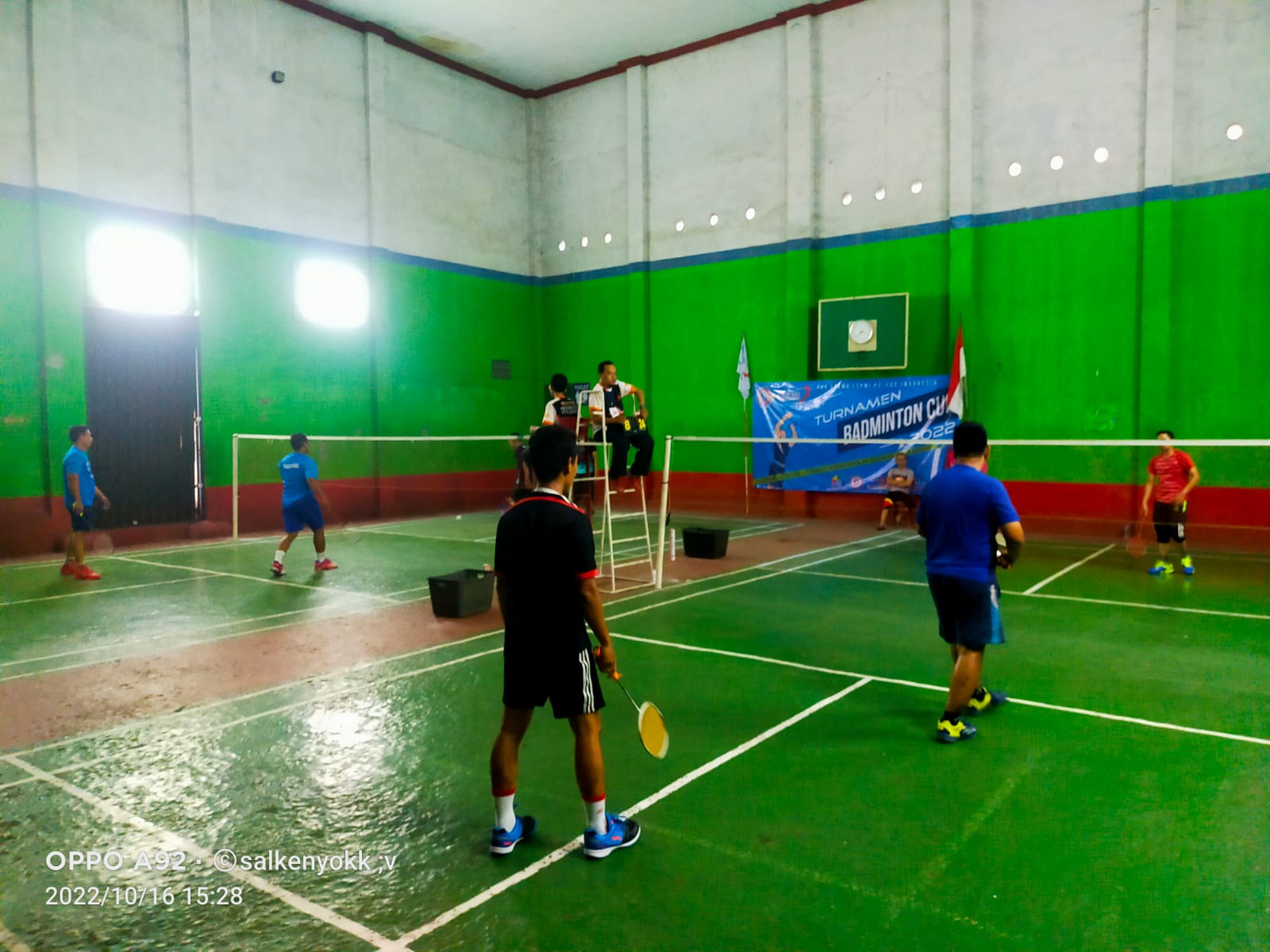 Pembukaan Turnamen Badminton CUP 2022 PUK SPAMK FSPMI PT. FCC