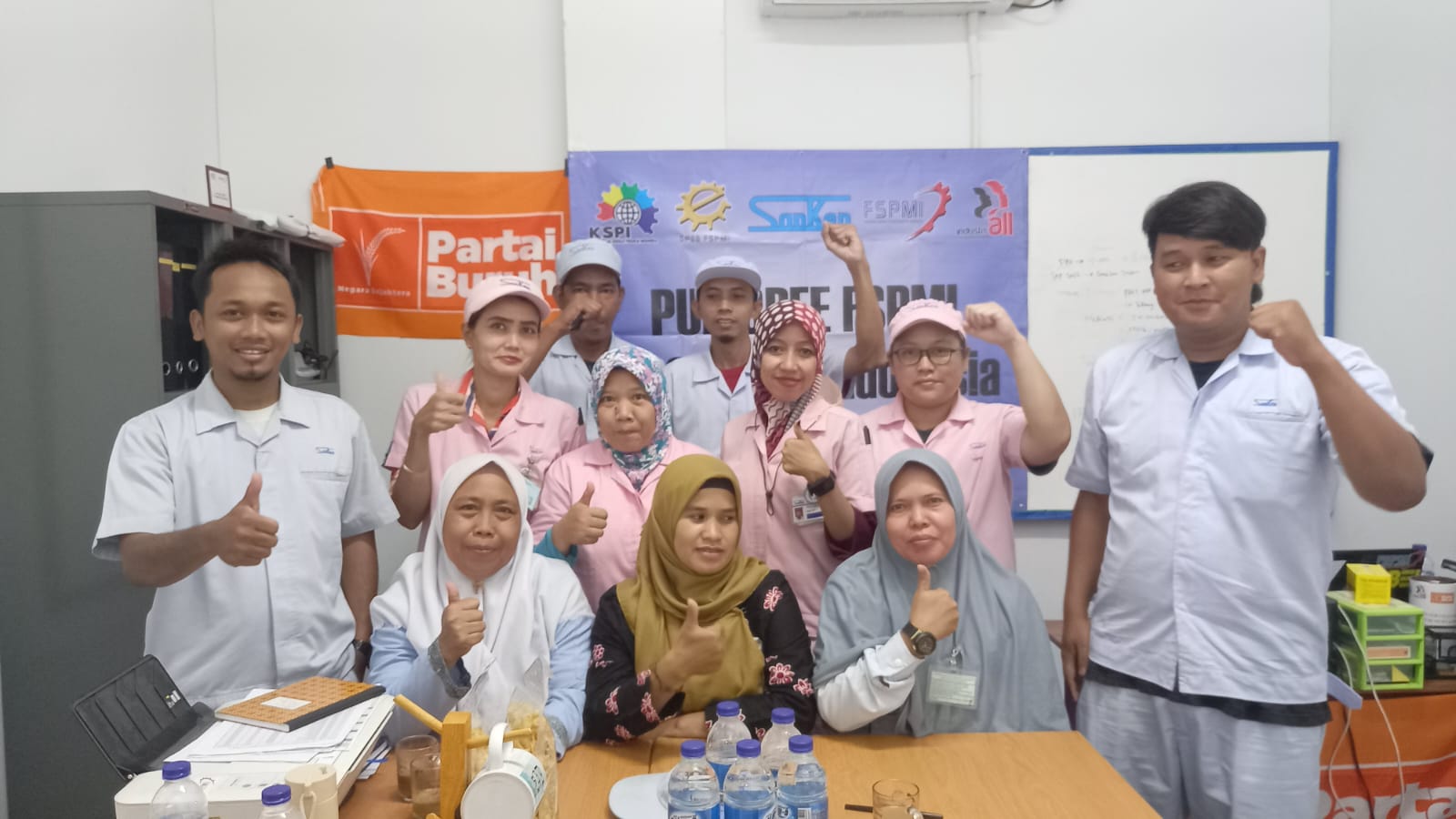 Bidang Perempuan PC SPEE FSPMI Bekasi Adakan Kunjungan Kerja ke Serikat Pekerja PT. Sanken Indonesia