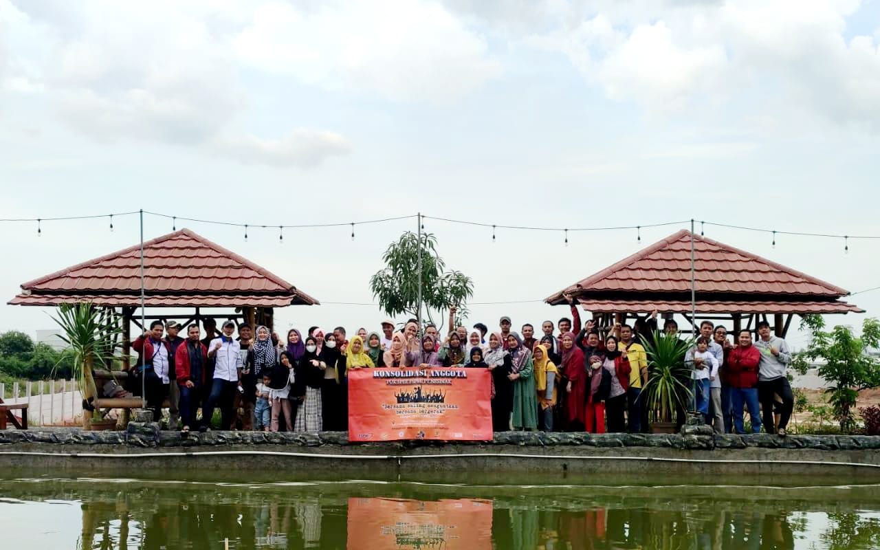 Antusias Anggota PUK SPEE FSPMI PT. Nesinak Industries Hadiri Konsolidasi Perdana Pasca Pandemi