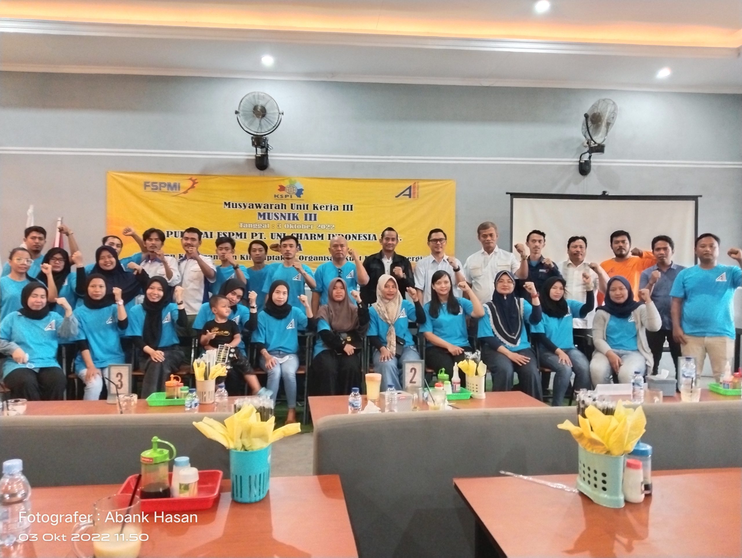 MUSNIK III PUK SPAI FSPMI PT. Uni Charm Indonesia, Tbk : Dengan Kebersamaan Kita Ciptakan Organisasi Kuat dan Bersinergi