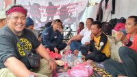 Bersolidaritas, Garda Metal DKI Sambangi Tenda Juang PUK FSPMI PT. Brinks di Bogor