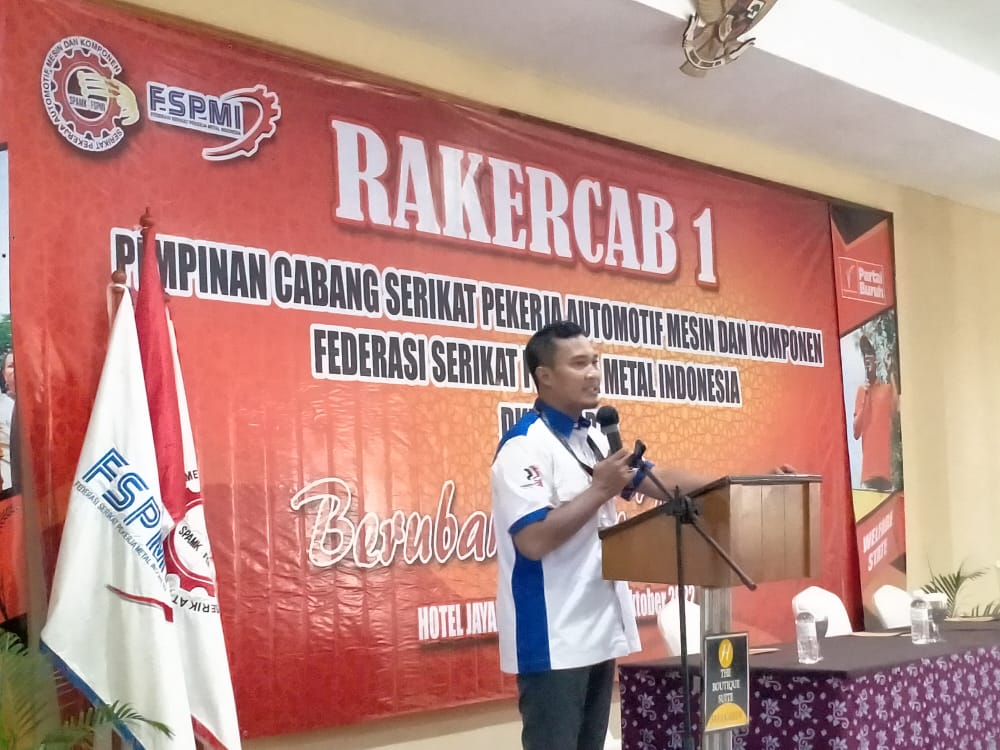 Ketua PC SPAMK FSPMI DKI Jakarta: Rakercab, Gagasan Mewujudkan Cita Cita Organisasi