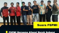 FSPMI dan Aliansi Buruh Subang Kerahkan Anggotanya untuk Aksi Unjuk Rasa