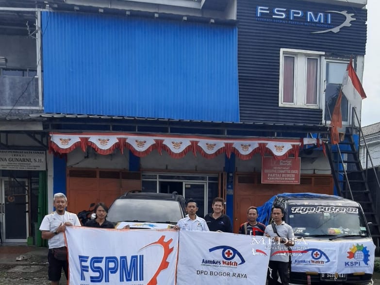 Jamkeswatch Bogor Distribusikan Bantuan Sosial untuk Korban Gempa Cianjur