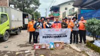 PT. Gunung Rajapaksi Tbk dan PUK SPL FSPMI GSG Peduli Gempa Cianjur