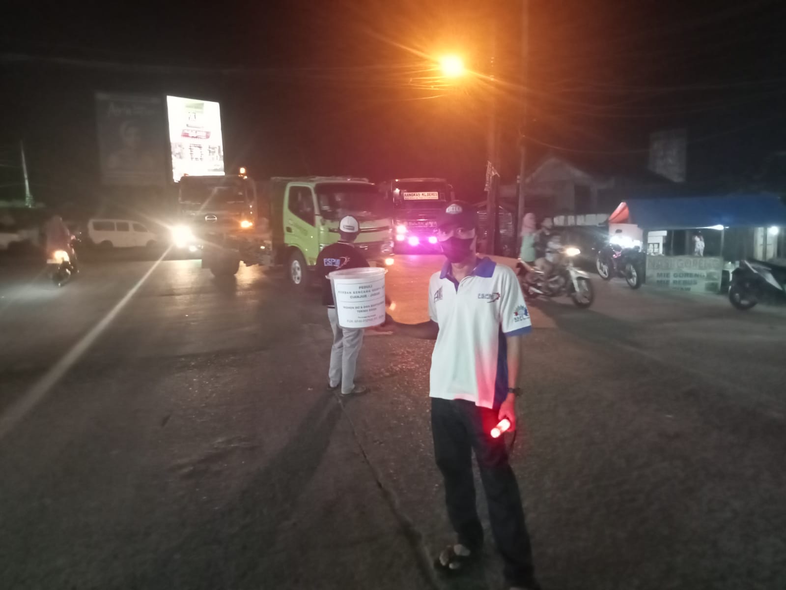 PUK SPAI FSPMI PT. BMM Galang Dana untuk Korban Gempa Cianjur