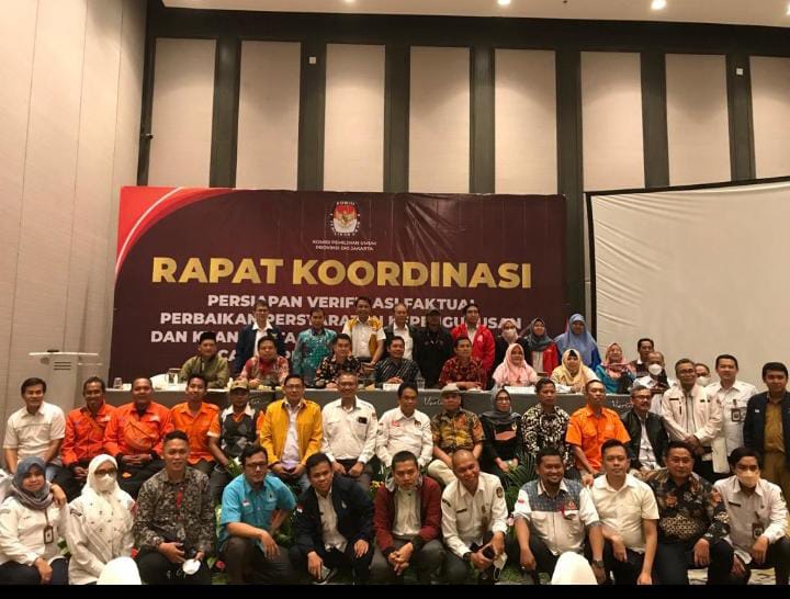 Proses Perbaikan Verifikasi Faktual, Partai Buruh Hadiri Rapat Koordinasi Bersama KPUD DKI