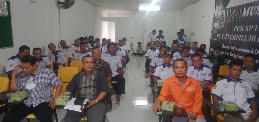 Musnik II PUK SPAMK FSPMI PT.CATERPILLAR Batam, Dadang Hardi Boy Terpilih Kembali Menjadi Ketua