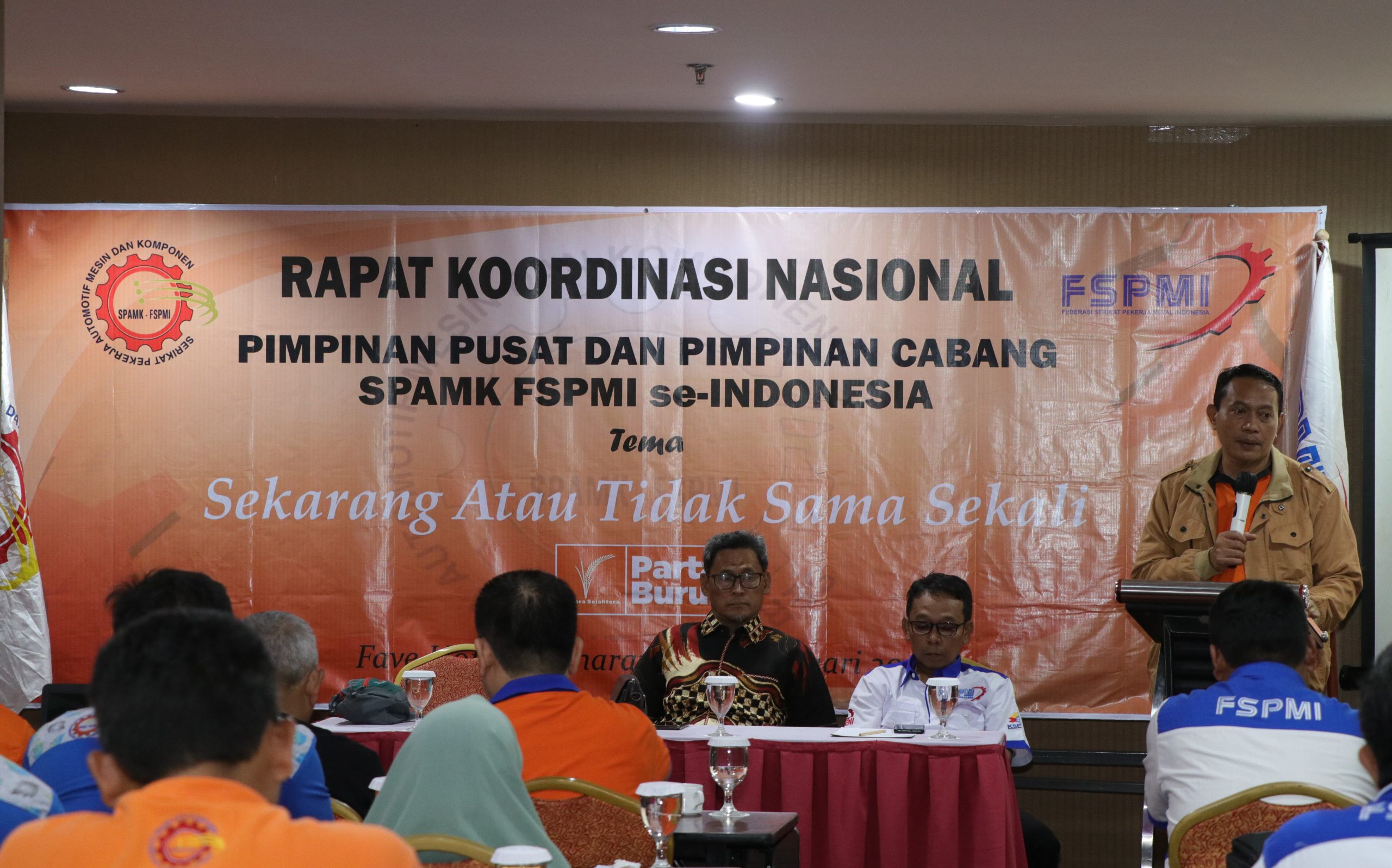 Pimpinan Pusat SPAMK FSPMI Gelar Rakornas di Semarang