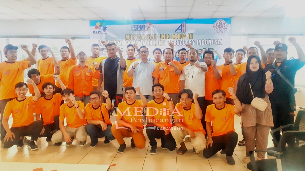Musnik III PUK SPAI FSPMI PT. Moriroku Technology Indonesia : Satukan Tekad Langkahkan Kaki Saatnya Bergerak Berjuang Bersama Menuju Kesejahteraan