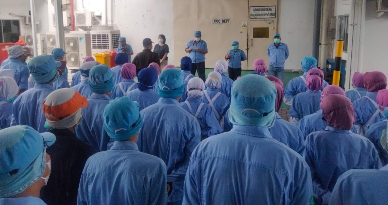 Direktur PT. Marsol Abadi Indonesia Pimpin Langsung Apel Bersama Awal Tahun 2023