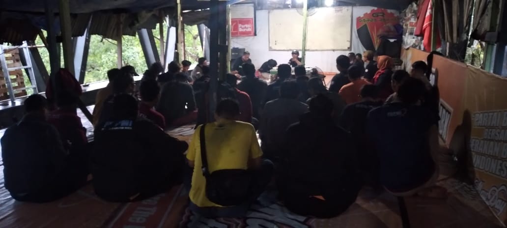 Hujan Deras Tak Halangi Digelarnya Rapat Rutin Garda Metal Area 07 DHJ Kab/Kota Bekasi
