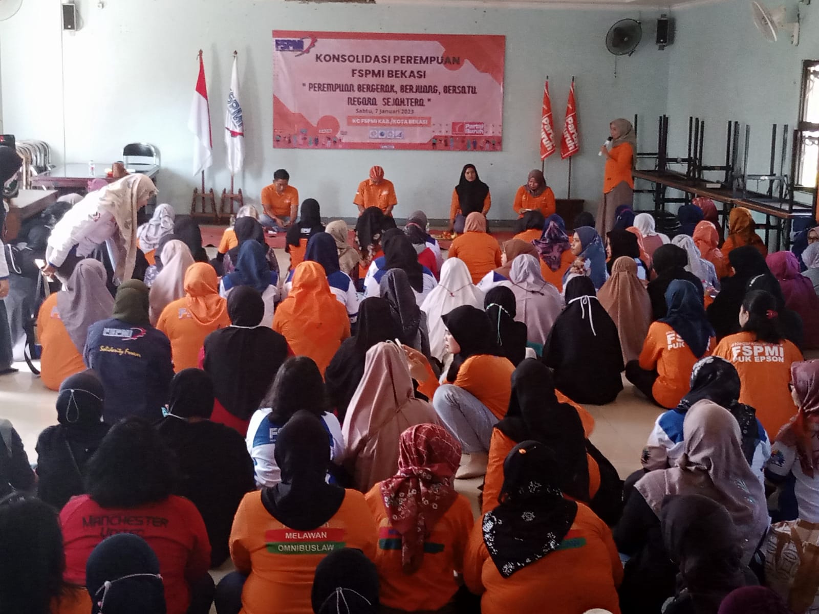 Konsolidasi Perempuan FSPMI Bekasi : Pulanglah Isi Partai Buruh Dengan Karyamu!