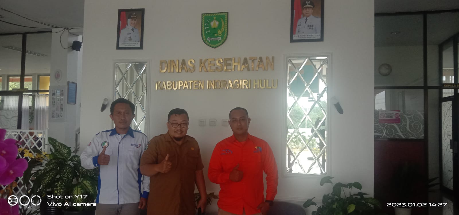 Jamkeswatch Provinsi Riau Kunjungi Dinas Sosial Kabupaten Inhu