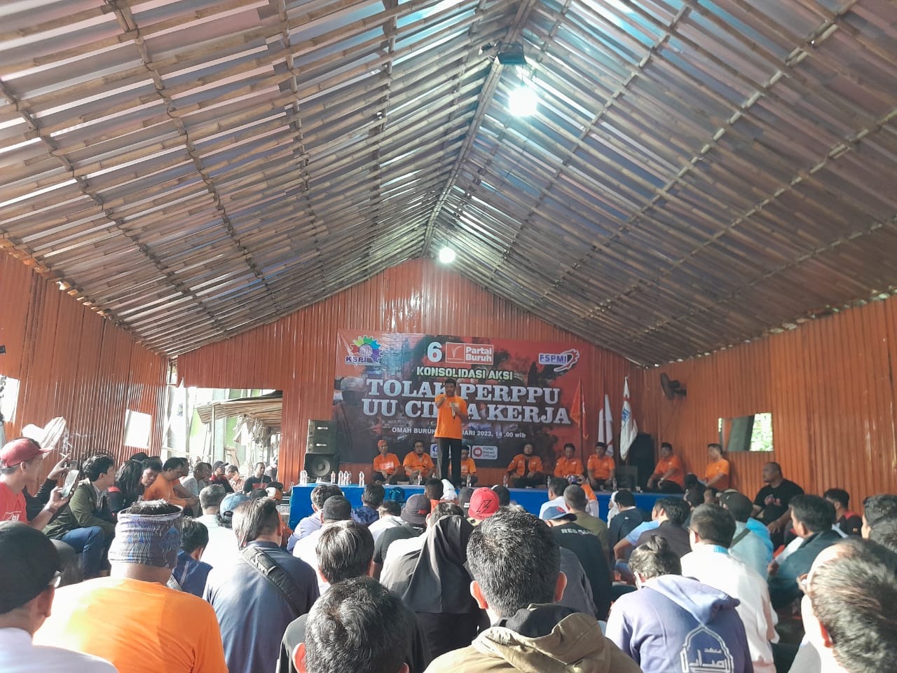 Persiapkan Aksi Tolak Perppu Cipta Kerja, Buruh Lakukan Konsolidasi