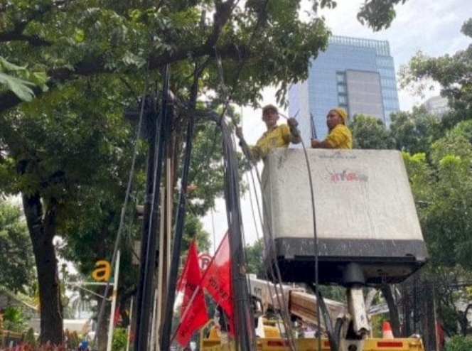 Gema Cita Apresiasi Dinas Bina Marga Tertibkan Kabel Semrawut