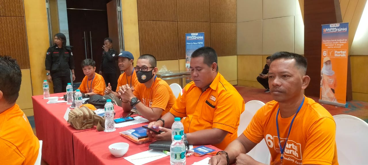 Konsulat Cabang FSPMI Kabupaten Ketapang Kalimantan Barat Hadiri RAPIM FSPMI 2023 di Jakarta