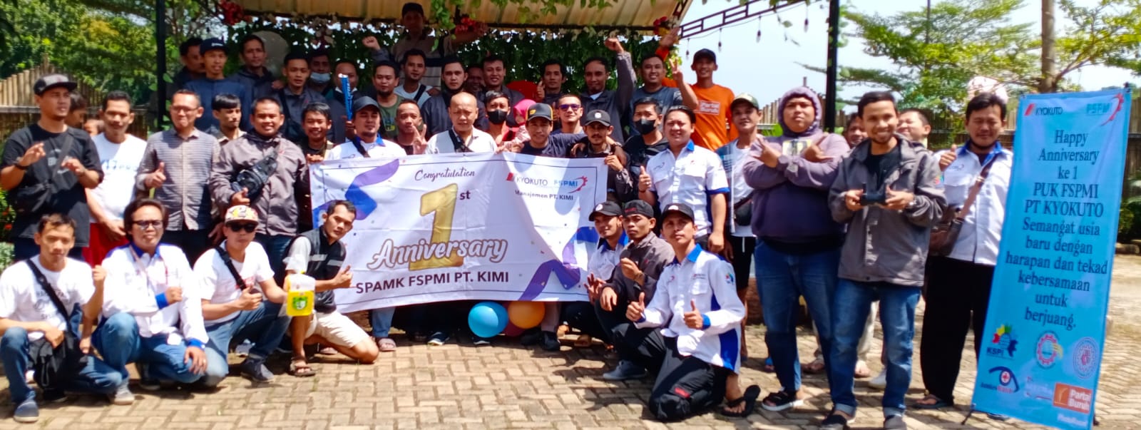 First Anniversary: Menguatkan Langkah Serikat Pekerja PT Kyokuto Indomobil Manufacturing Indonesia