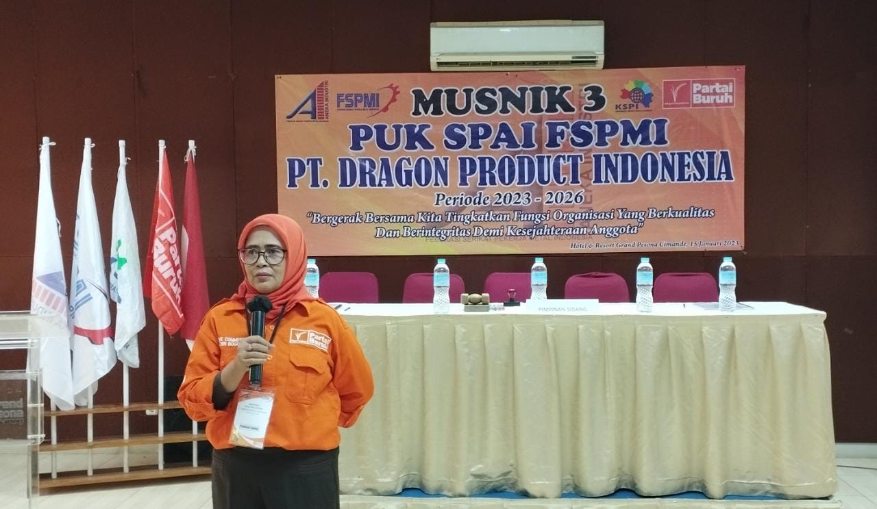 Tingkatkan Kualitas & Integritas Berorganisasi Musnik 3 PUK SPAI FSPMI PT. Dragon Product Indonesia Bogor