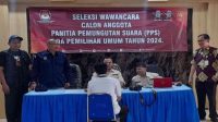 KPU Kabupaten Bekasi Umumkan Hasil Seleksi Calon Anggota PPS Pemilu 2024