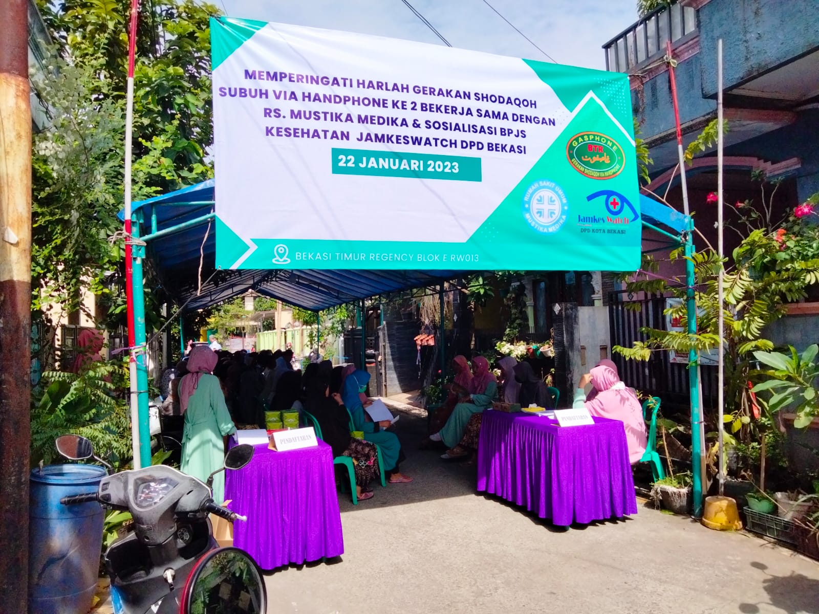 Jamkeswatch Kota Bekasi Sosialisasikan Pentingnya JKN di Perumahan Bekasi Timur Regensi