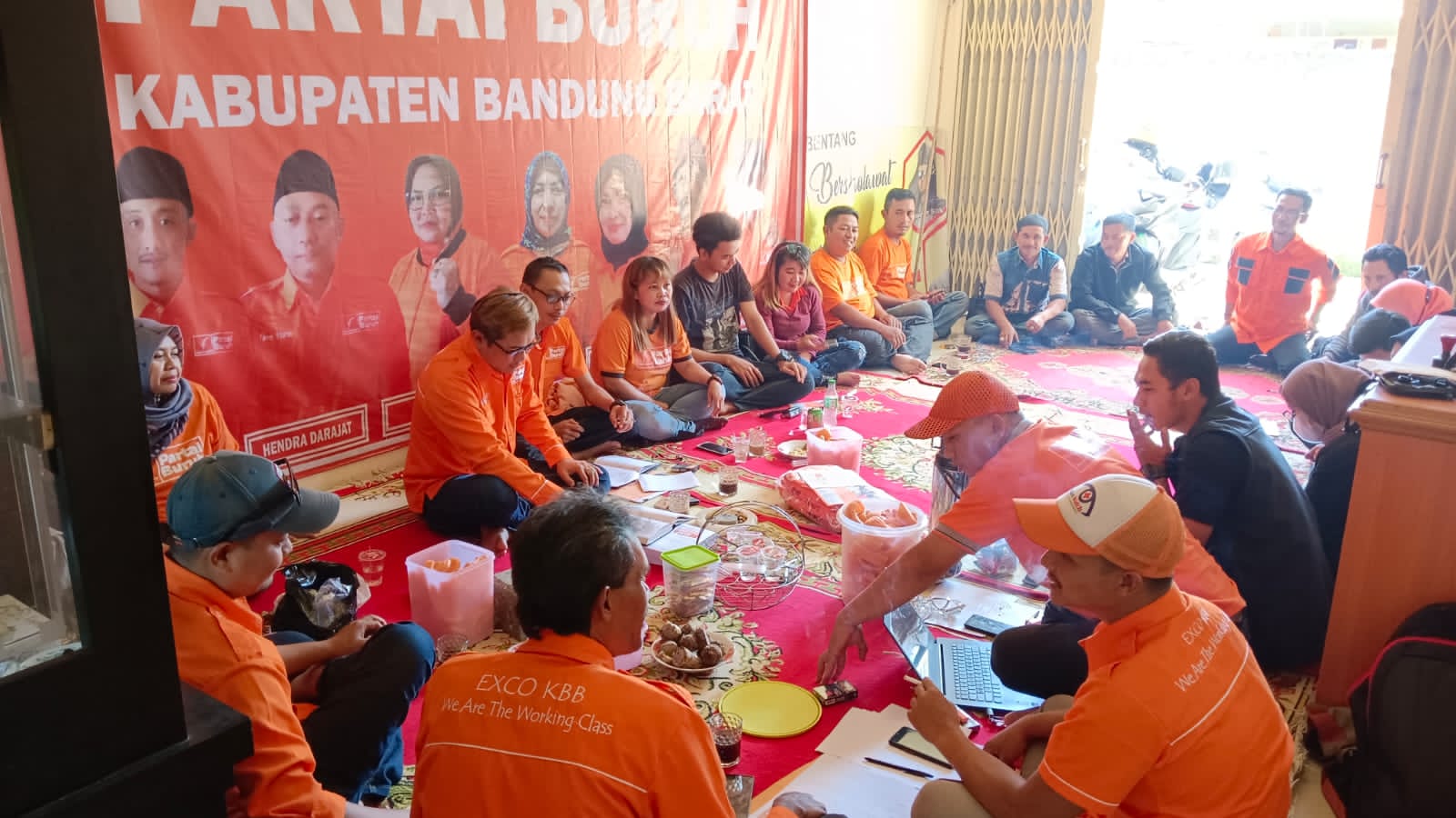 Exco Partai Buruh Kabupaten Bandung Barat Gelar Rapat Konsolidasi