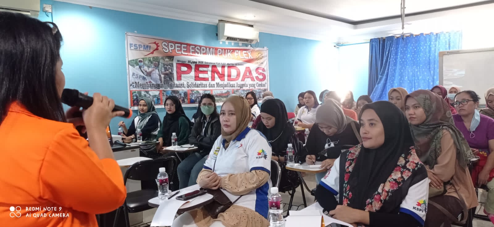 PUK SPEE FSPMI PT Flex Batam Adakan Pendas Organisasi