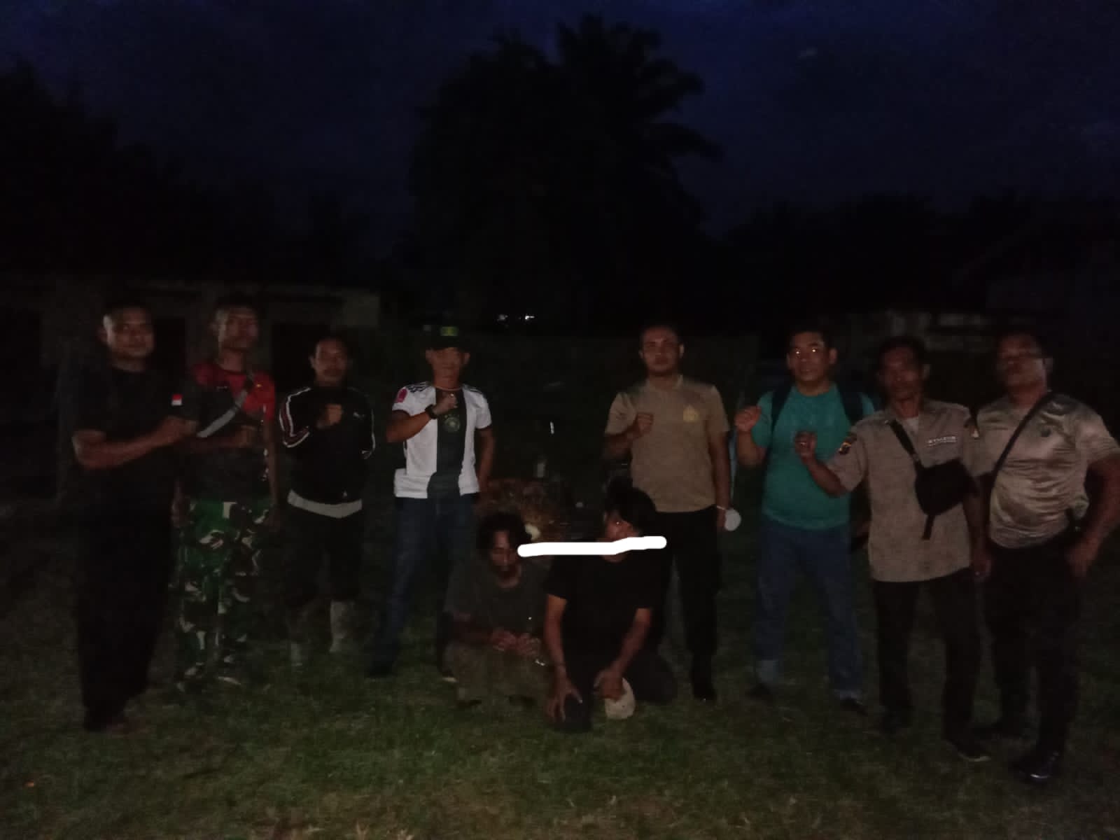 2 Terduga Pencuri Produksi dan 1Betor, diamankan PAM PTPN III KRPPT