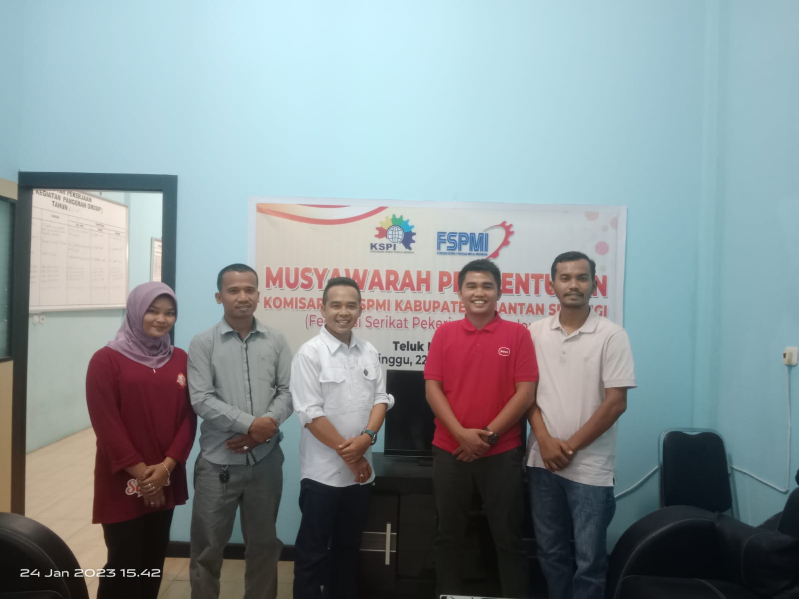 Lebarkan Sayap Perjuangan Di Bumi Lancang Kuning, DPW FSPMI Riau Kukuhkan KC FSPMI Kabupaten Kuantan Singingi