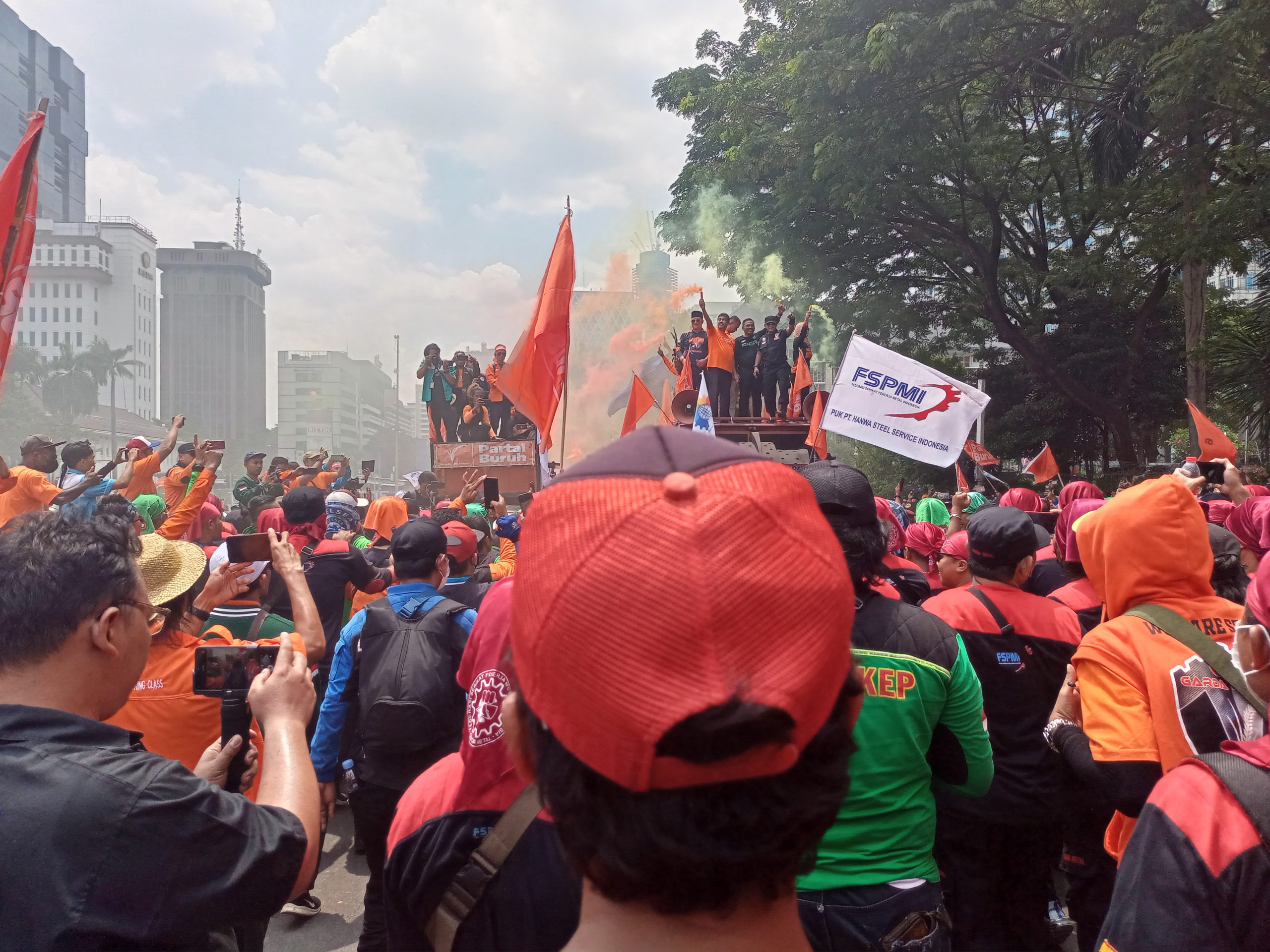 Demo Tolak Isi Perpu Pengganti UU Cipta Kerja Berakhir Damai, Said Iqbal : Kita Tata Ulang Negri Ini