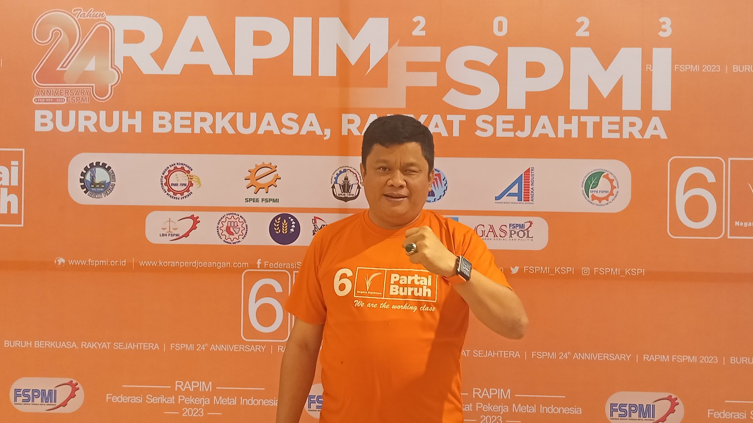 Tolak Isi Perpu 2/2022, Partai Buruh Sumut Kirim 50 Perwakilan Ikuti Aksi di Istana Negara