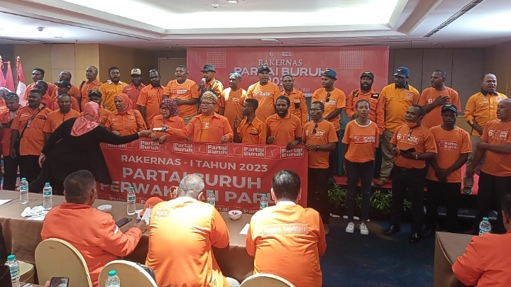 Aku Papua Bergema di Ruang Rakernas 1 Partai Buruh