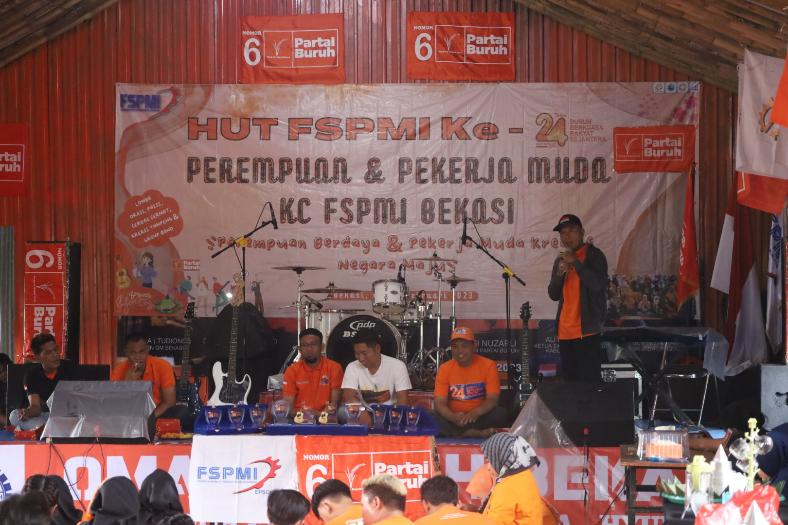 Bidang Perempuan dan Pekerja Muda Gelar Berbagai Lomba dalam Puncak Acara HUT FSPMI ke 24