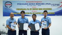 Menjelang Anniversary FSPMI ke-24 Tahun PUK SPAMK-FSPMI PT. NT Piston Ring Indonesia Meluncurkan Sampul Baru Perjanjian Kerja Bersama Periode 2023-2025