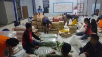Jelang Santunan Anak Yatim, FKJ Dibantu Garda Metal dan Jamkeswatch Ikut Packing 1000 Paket Santunan