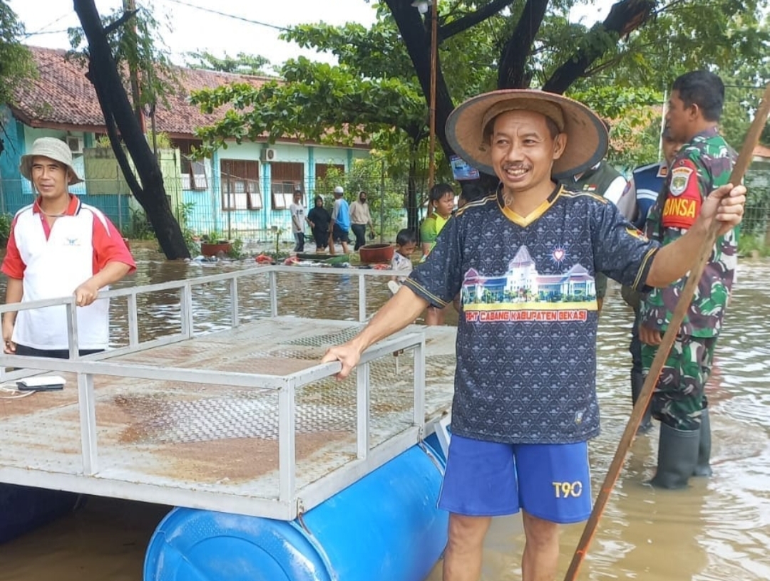 Pasca Hujan Deras Sehari Semalam, 20 Desa di Kabupaten Bekasi Terendam Banjir