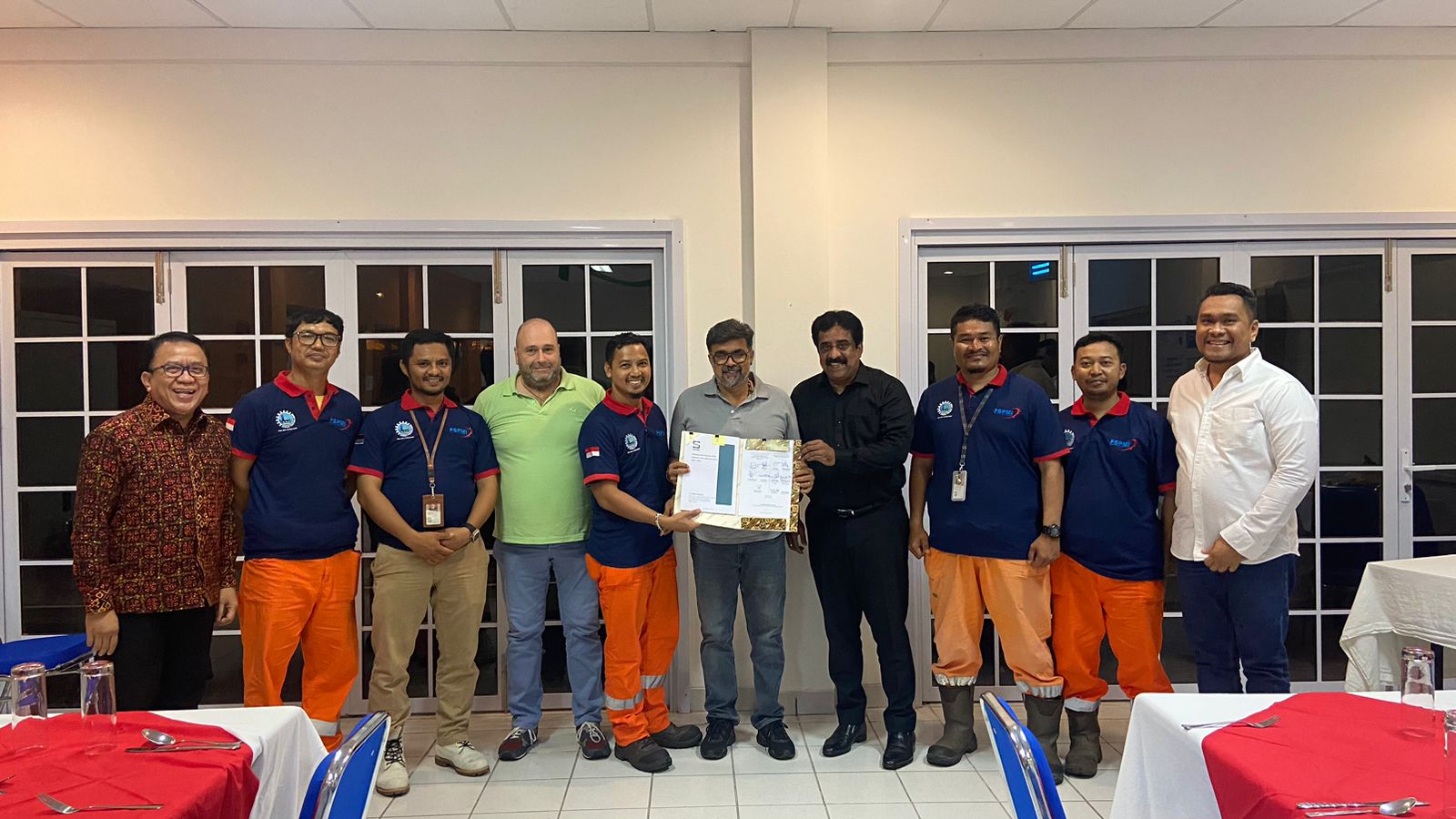 PUK SPL FSPMI dan Manajemen PT. Saipem Indonesia Karimun Yard Tandatangani Pembaharuan PKB