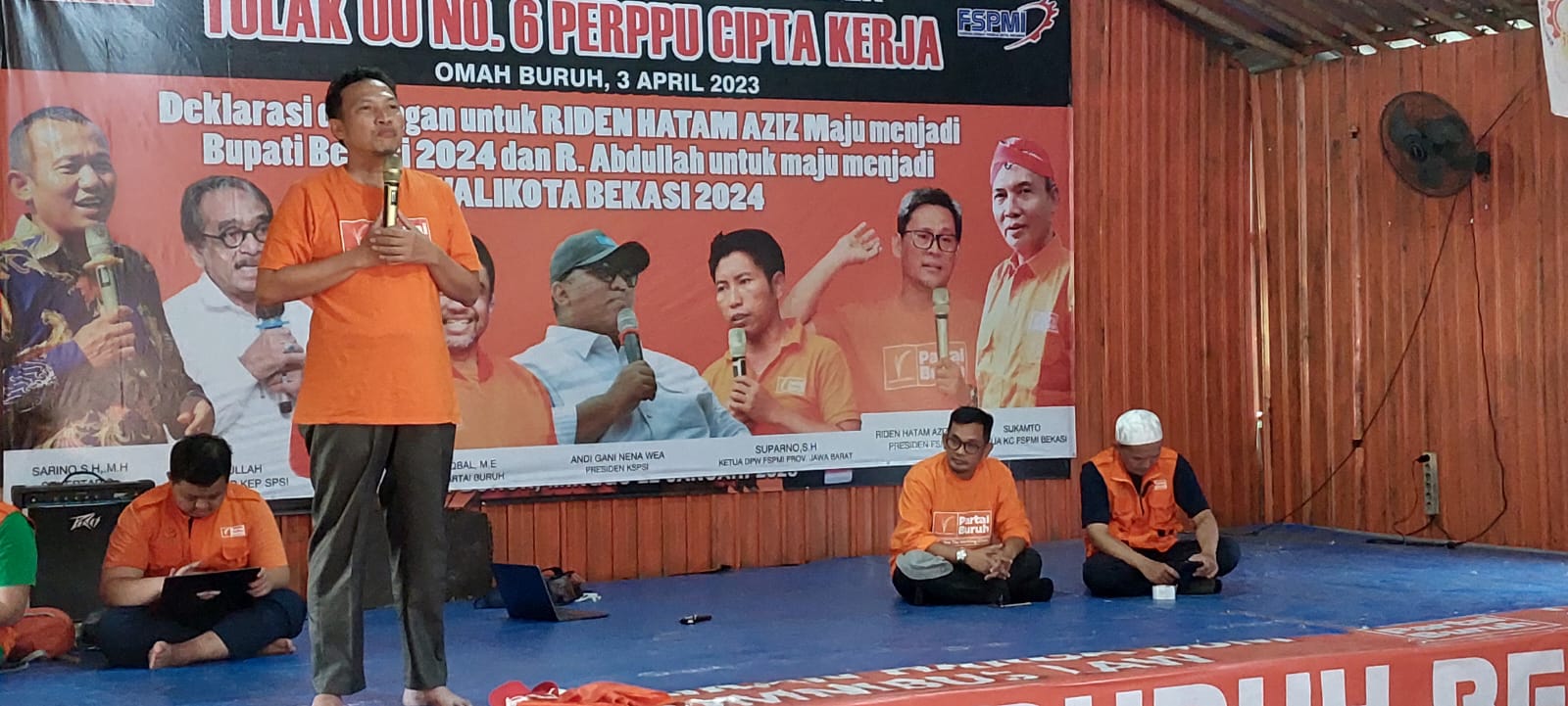 Konsolidasikan Anggotanya, PUK SPEE FSPMI PT. IEI Deklarasikan Pemenangan Partai Buruh