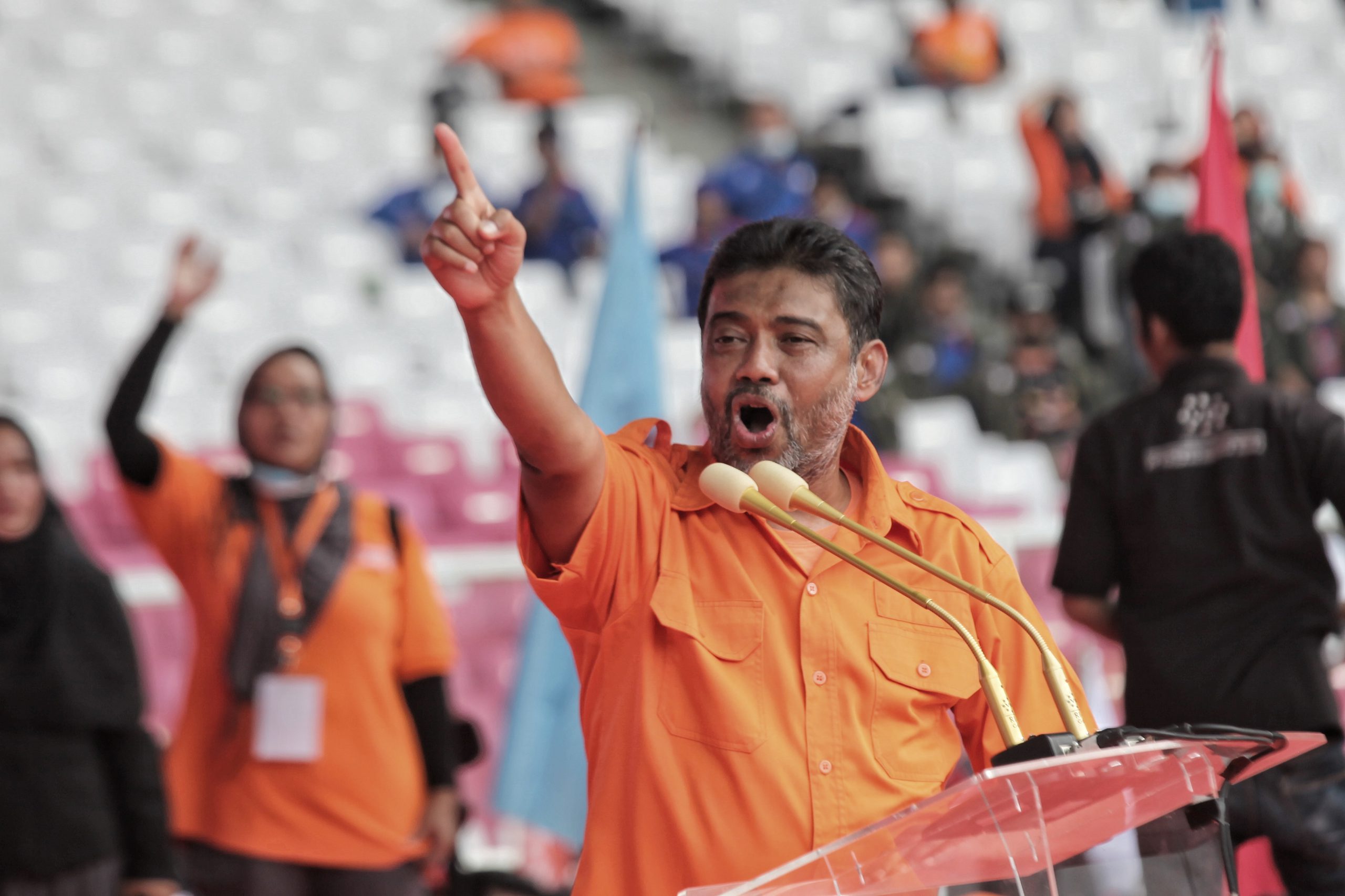 Bawa 7 Tuntutan, Puluhan Ribu Buruh Geruduk Istana Saat May Day 1 Mei 2023