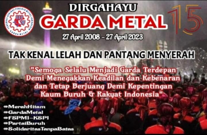 Puisi : Garda Metal, Garda Terdepan Organisasi