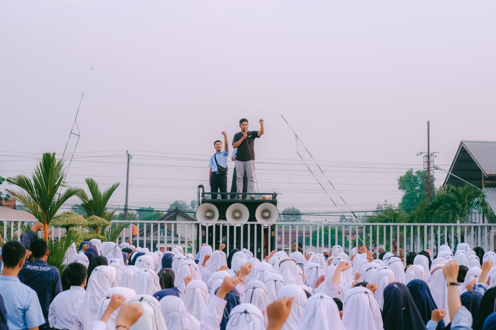 Jelang Mogok Kerja, PUK SPAMK FSPMI PT SAMI JF Gelar Konsolidasi Akbar