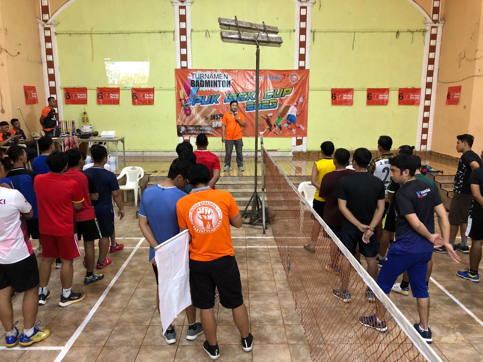 Resmi Buka Turnamen Badminton PUK ISEKI CUP 2023, Ini Yang Disampaikan Malik Sandari