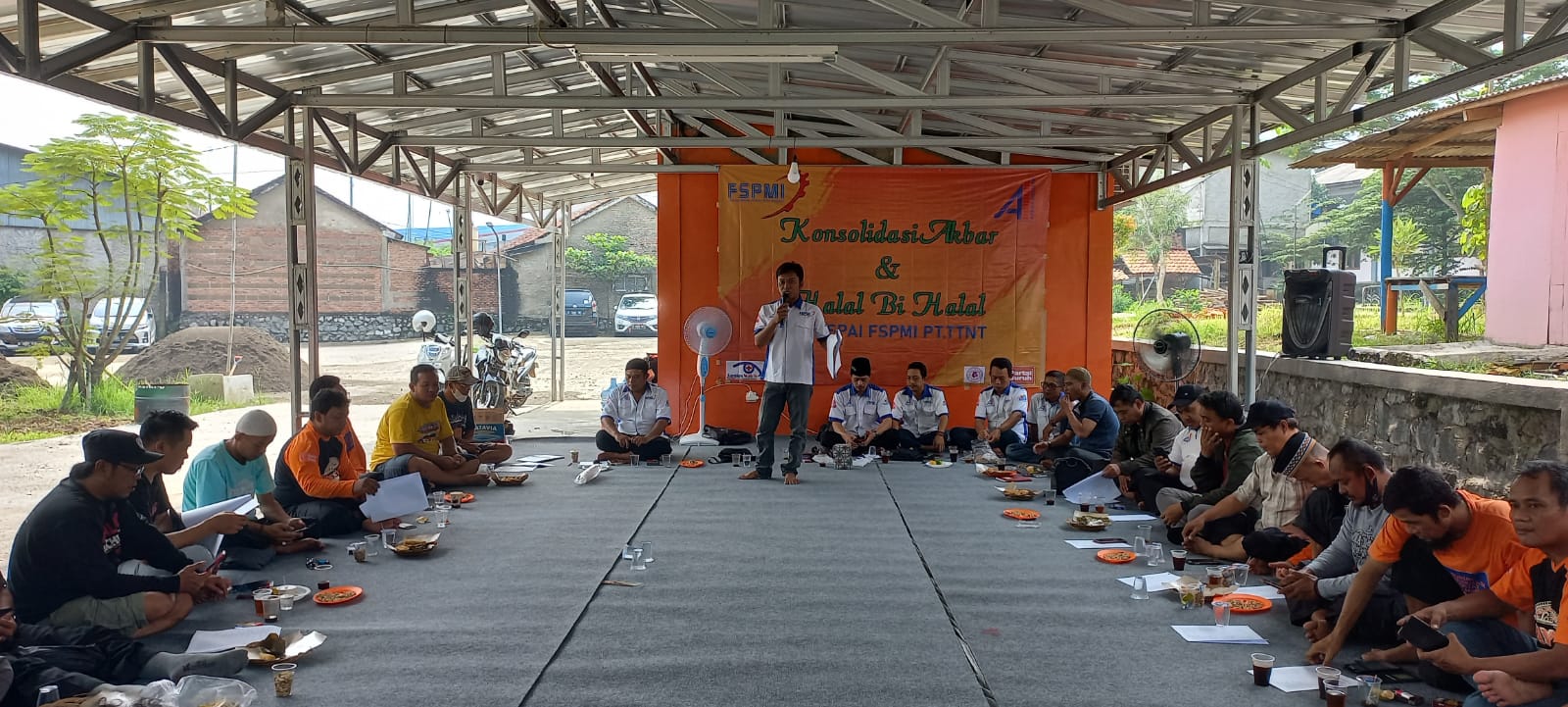 PUK SPAI FSPMI PT. TTLC Nasmoco Transport Gelar konsolidasi Akbar dan Halal Bihalal