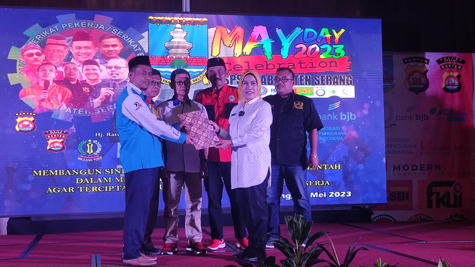 Doorprize Meriahkan Celebration Mayday 2023 Kabupaten Serang