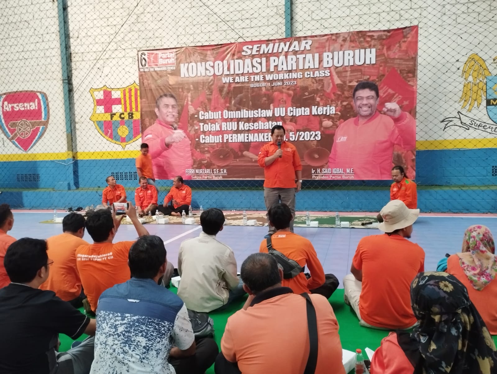 Semangat Pancasila Picu Semangat Perjuangan Buruh Dalam Konsolidasi Partai Buruh