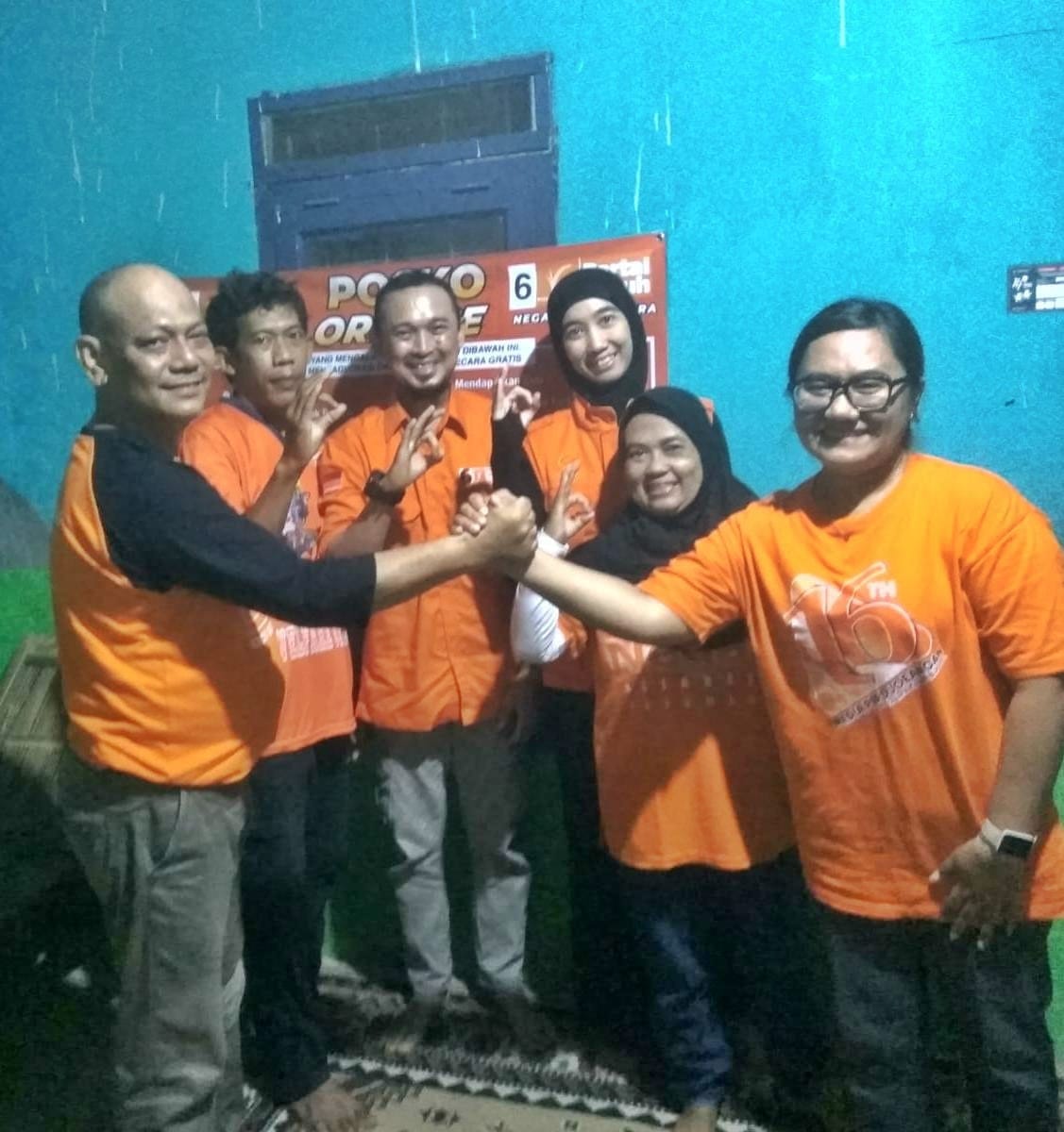 Kolaborasi Tim Bacaleg Partai Buruh Dapil 1 Kabupaten Bekasi Dermawanti dan Nurdin