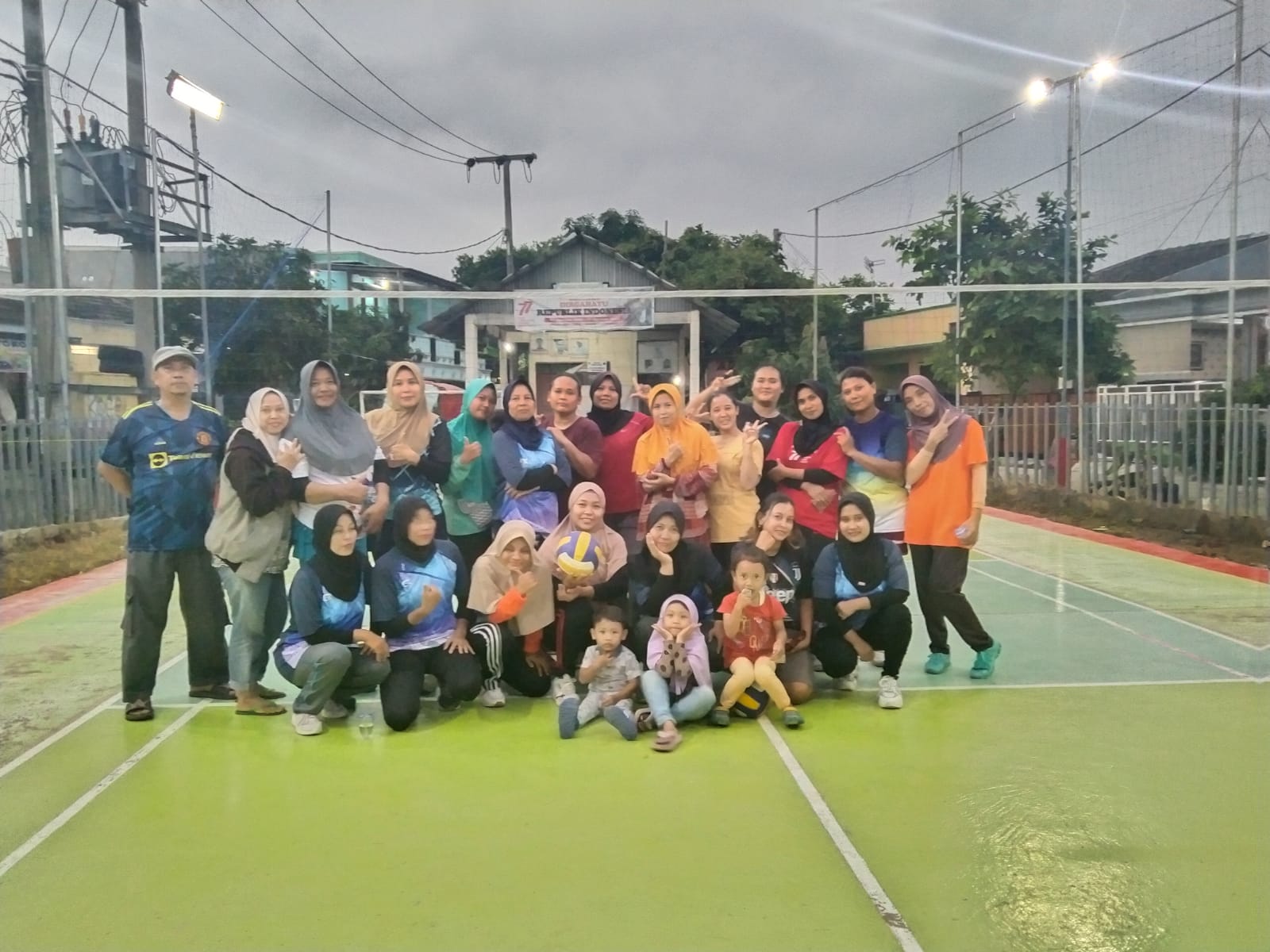 Tim Voli Putri Gelar Latih Tanding Jelang Pekan Olahraga Dusun II (Pordusa) Tahun 2023