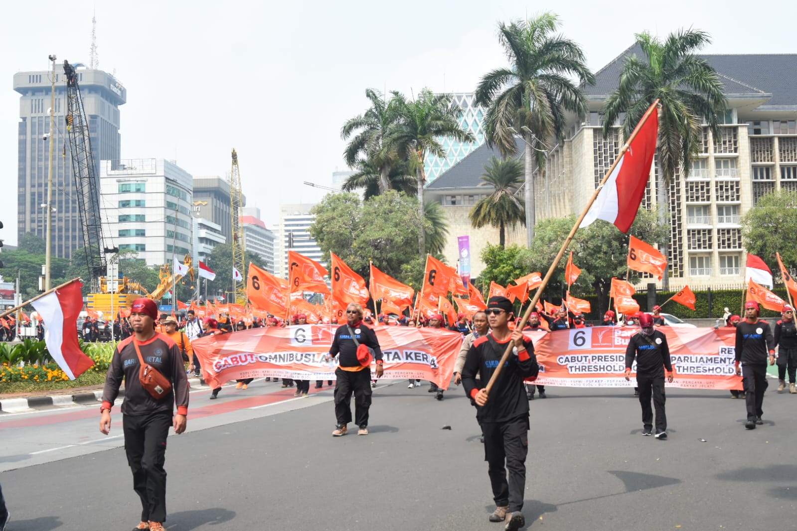 Kawal Sidang Formil, Pangkornas Garda Metal: “Segera Cabut Undang-undang Cipta Kerja”