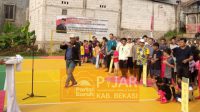 Sambut HUT RI ke 78, Kepala Desa Lubang Buaya Resmikan Pembukaan Pekan Olahraga Warga RW 013