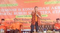 Seminar & Konsolidasi Partai Buruh Sumut, Bapilu Ajak Bacaleg Terapkan Strategi ini